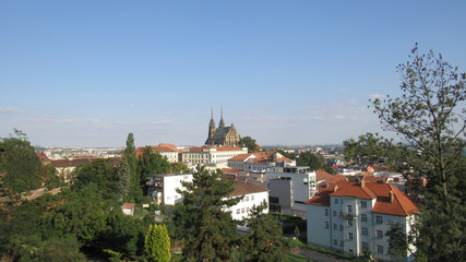 Fototapeta na wymiar Ville de Brno en république tchèque. 