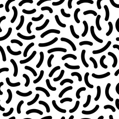 Memphis seamless pattern. 90s style