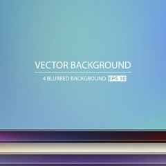 Abstract Creative concept vector multicolored blurred background set. For Web and Mobile Applications, art illustration template design, business infographic and social media, modern decoration