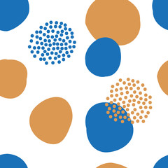 abstract pattern with circles and dots