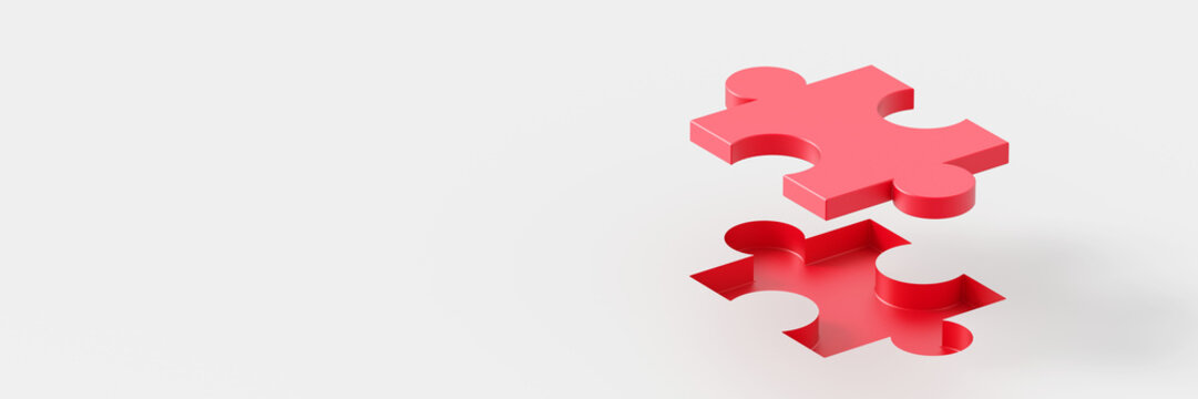 Leadership and teamwork concepts, 3d rendering background