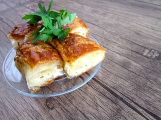 the pie on a wooden floor,fresh,cooked,ready,