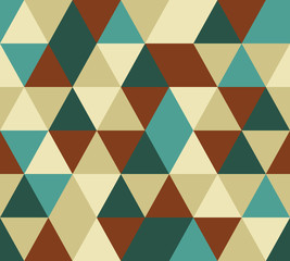 vector triangle seamless pattern