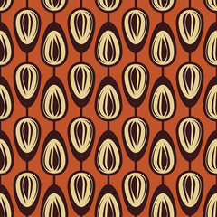 abstract retro pattern with ellipses and lines