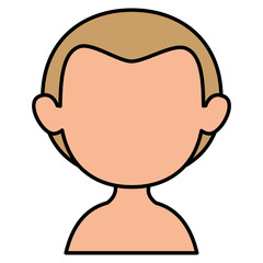 young man shirtless avatar character