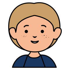 cute little boy avatar character