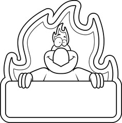 Cartoon Phoenix Sign