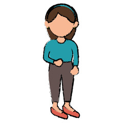 beautiful woman avatar character