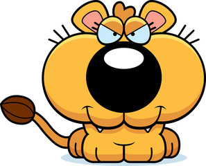 Cartoon Sly Lioness Cub
