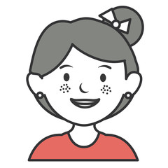 beautiful woman avatar character