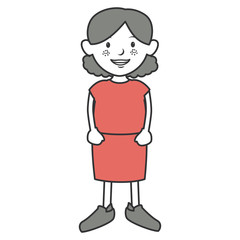 beautiful woman avatar character