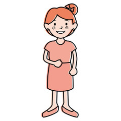 beautiful woman avatar character