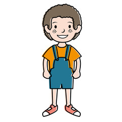 cute little boy avatar character
