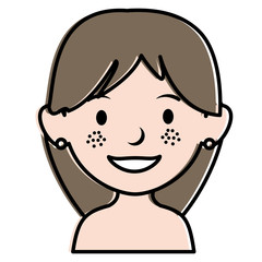 beautiful woman shirtless avatar character