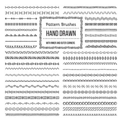 Ethnic Style Pattern Brushes Set