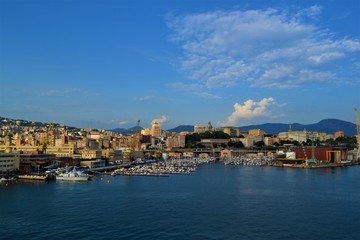 Fototapeta na wymiar Genua in Italien