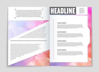 Abstract vector layout background set. For art template design, list, front page, mockup brochure theme style, banner, idea, cover, booklet, print, flyer, book, blank, card, ad, sign, sheet,, a4.