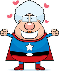 Superhero Grandma Hug