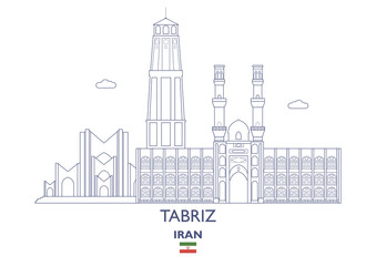 Tabriz City Skyline, Iran