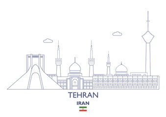 Tehran City Skyline, Iran
