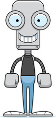 Cartoon Smiling Robot