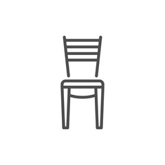 Chair line icon