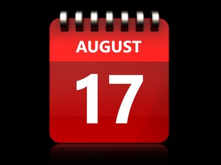 3d 17 august calendar