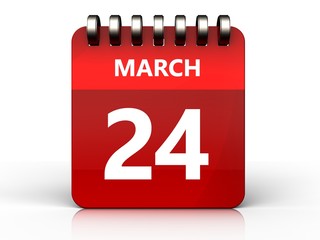 3d 24 march calendar
