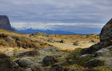 Fototapeta na wymiar Beautiful Icelandic landscape