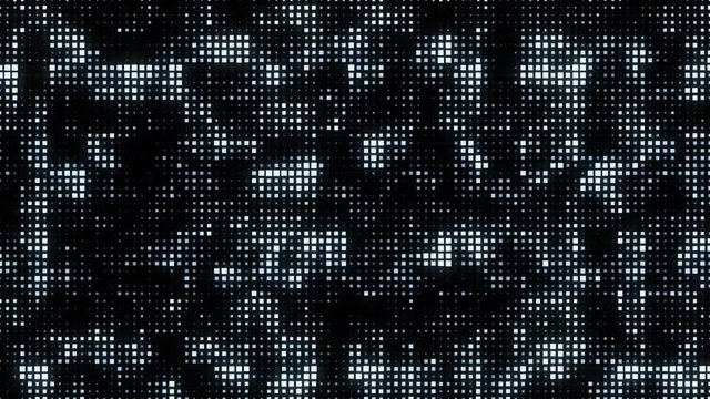 Led square digital noise loop