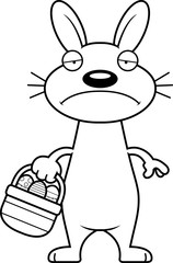Sad Cartoon Easter Bunny