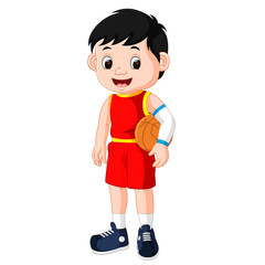 energetic young man playing basketball