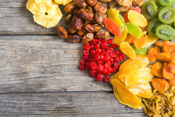Mix of dried and candied fruit