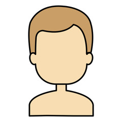 young man shirtless avatar character