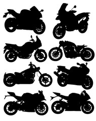 Motorcycle Silhouettes