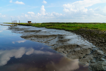 Landschaftsaufnahme an der Nordsee