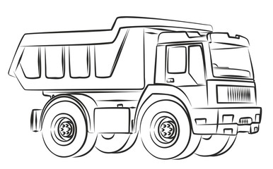 truck Sketch.  © designer_an