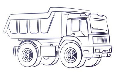 truck Sketch.  © designer_an
