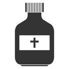 Fototapeta premium bottle medical isolated icon
