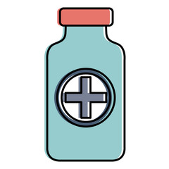 bottle medical isolated icon