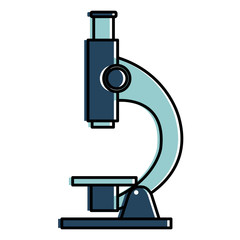 microscope laboratory isolated icon
