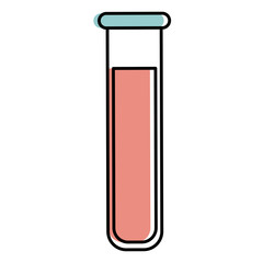 tube test with blood