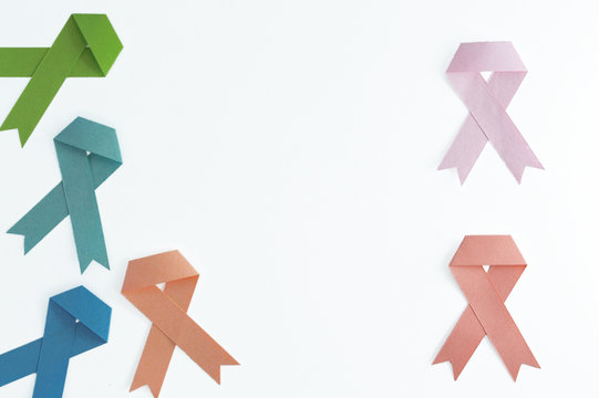 set of cancer ribbons