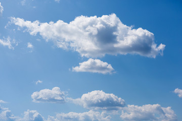 Light gentle cloud on a blue sky