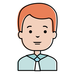 elegant businessman avatar character