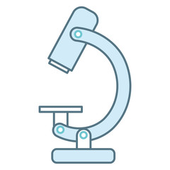 microscope laboratory isolated icon