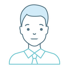 elegant businessman avatar character