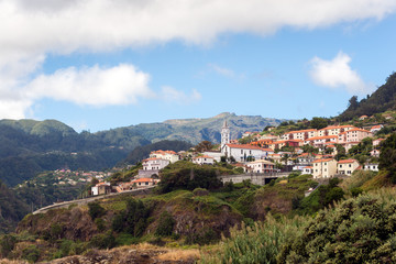 Fototapeta na wymiar Faial town, Madeira island