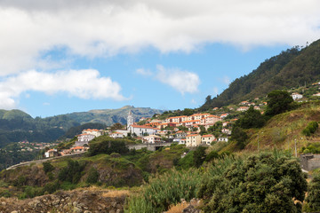 Fototapeta na wymiar Faial town, Madeira island