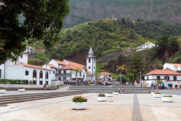 the village of Sao Vicente, on the Portuguese island of Madeira